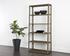 DONCASTER BOOKCASE - LARGE - SMOKE GREY by Sunpan