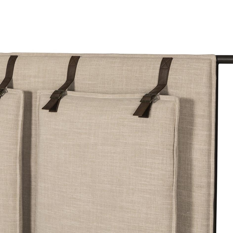 Leigh Canopy Queen Bed - Palm Ecru by Four Hands