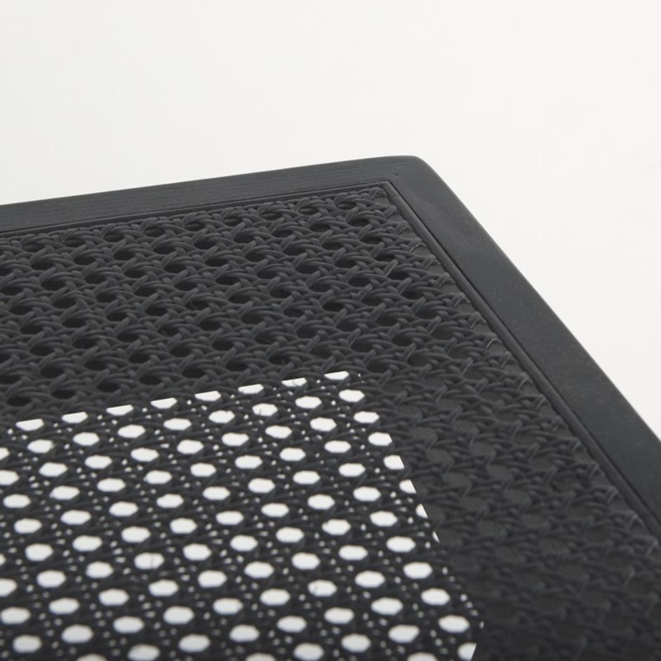 Arvin 59.1L x 17.7W x 18.1H Black Wooden Bench by Mercana