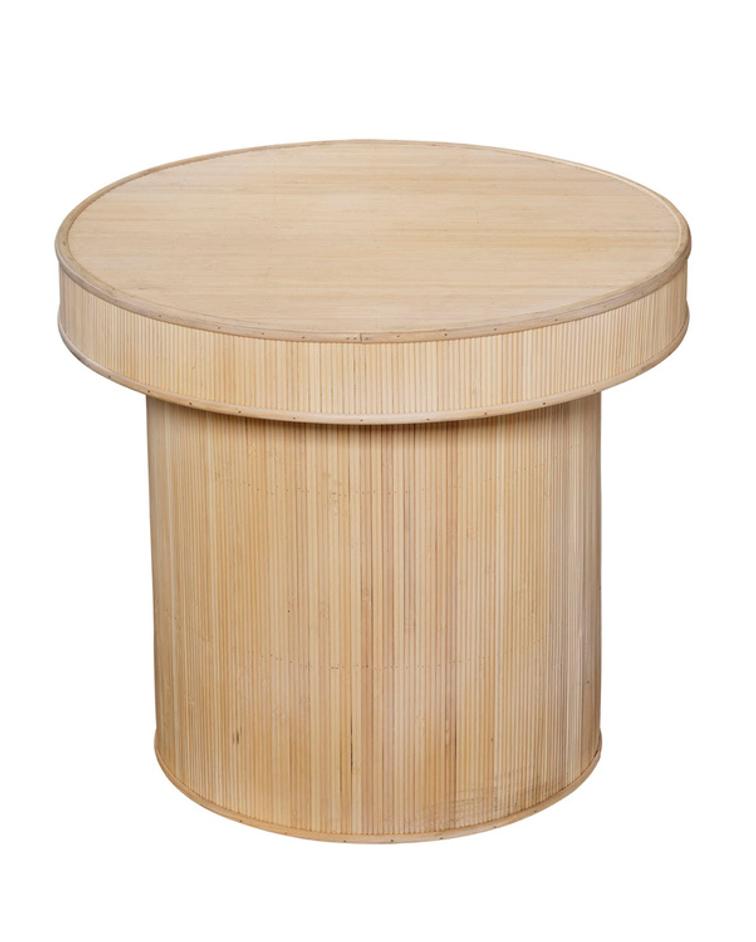 Taylor Bamboo Side Accent Table, Natural by Jamie Young