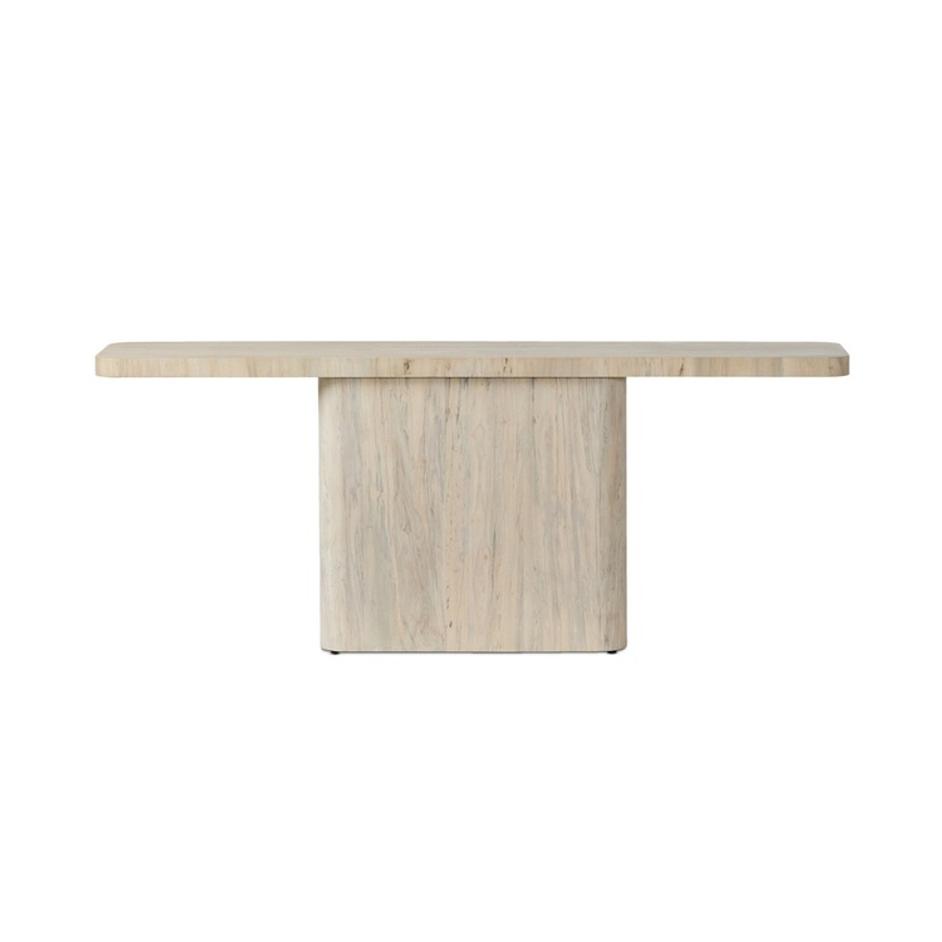 Esmi Console Table - Bleached Spalted Primavera by Four Hands