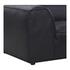 FORM CORNER CHAIR VANTAGE BLACK LEATHER by Moes Home