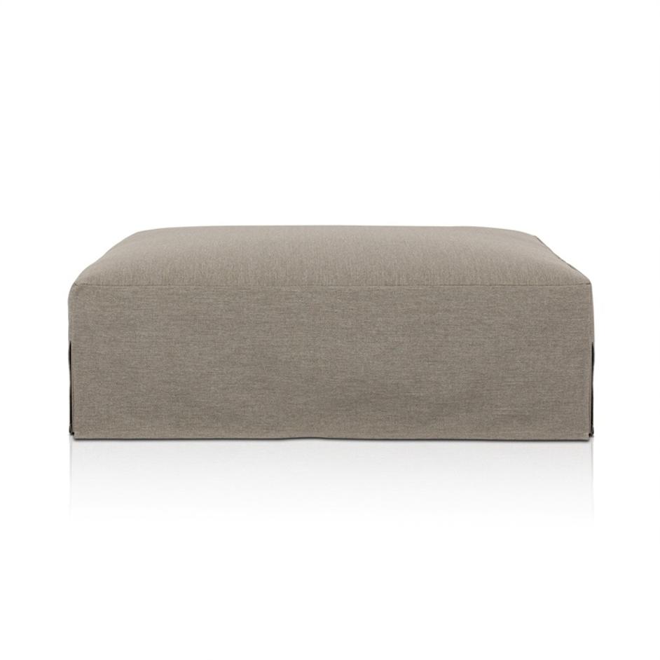 Laskin Outdoor Ottoman - Alessi Fawn by Four Hands