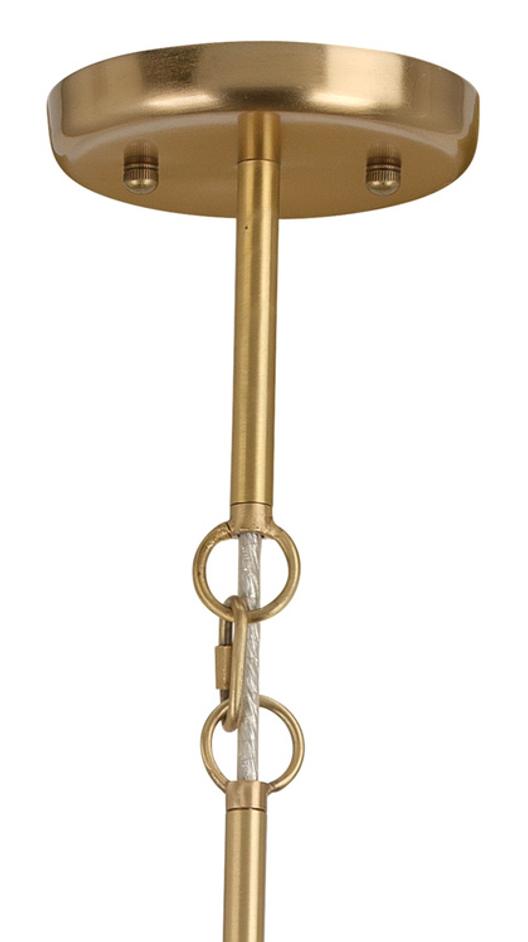 Nara 1-Light Pendant, Antique Brass by Jamie Young