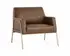 Cybil Lounge Chair - Vintage Caramel Leather by Sunpan