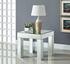 Kristi End Table In Mirrored by Meridian Furniture