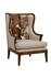 Dark Billings Wing Chair by Furniture Classics