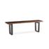 Loft 56" Bench Walnut by Home Trends & Design