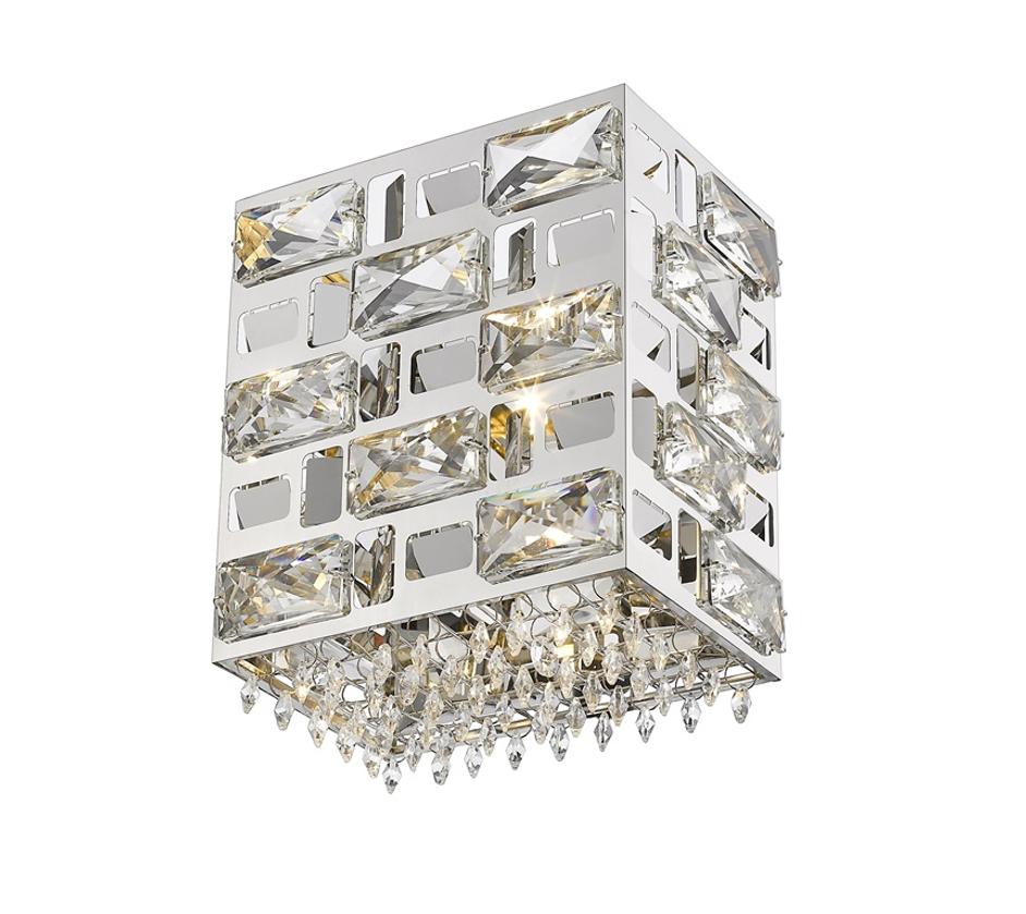 Aludra 1 Light Wall Sconce in Chrome Finish by Z-Lite