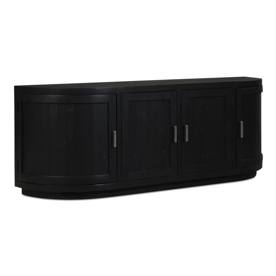 Nicola Media Cabinet Black by Moes Home