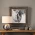 Custom Black and White Horses Framed Print by Uttermost
