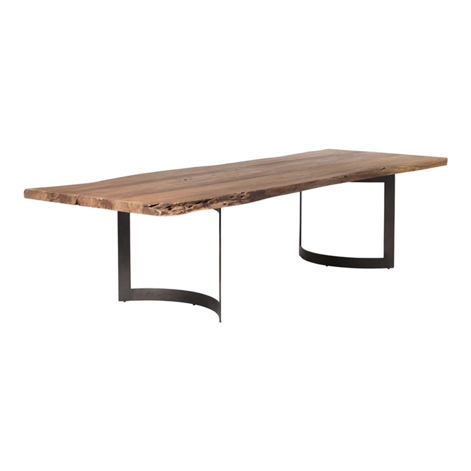 BENT DINING TABLE EXTRA SMALL SMOKED by Moes Home