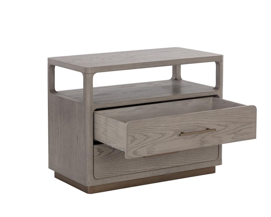 DANETTE NIGHTSTAND - GREY by Sunpan