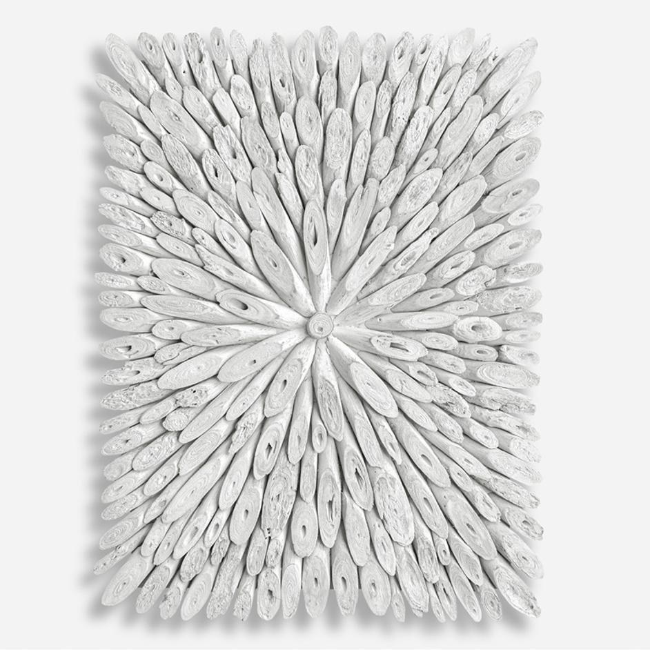Bahama Wood Whitewashed Wall Decor by Uttermost