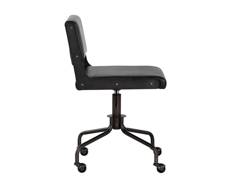Davis Office Chair - Black - Black by Sunpan