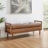 William KD PU Bench, Vintage Cider by New Pacific Direct