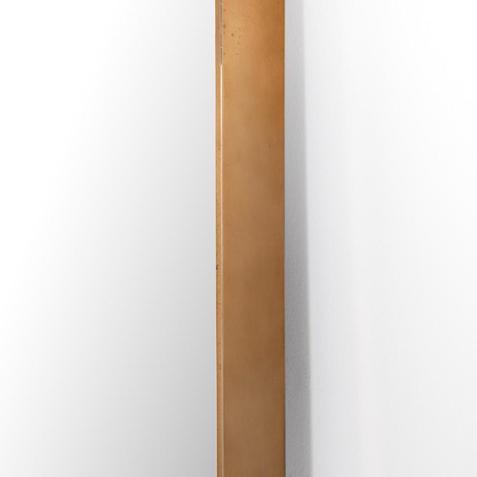 Georgina Floor Mirror In Polished Brass by FOUR HANDS