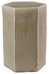 Porto Ceramic Indoor/Outdoor Side Table-Large, Gray by Jamie Young