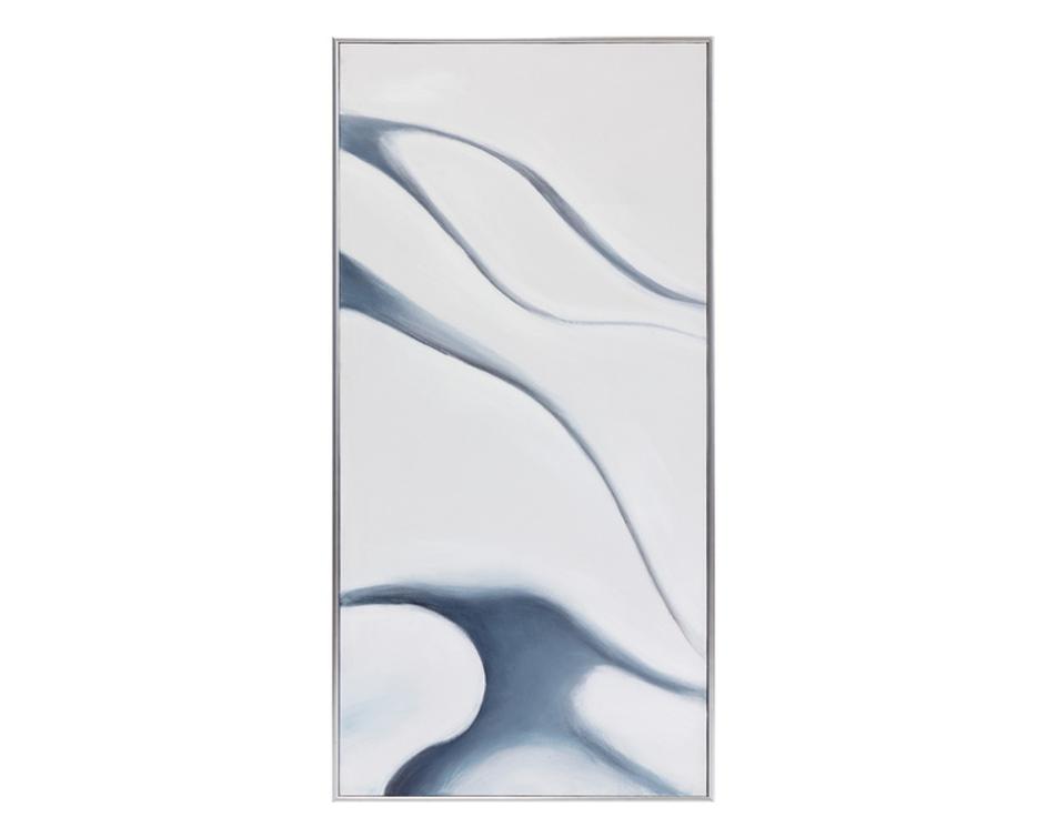 MEDITATION (SET OF 3) - 30" X 60" - SILVER FLOATER FRAME by Sunpan