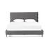 Anderson Bed In Knoll Charcoal In King by FOUR HANDS