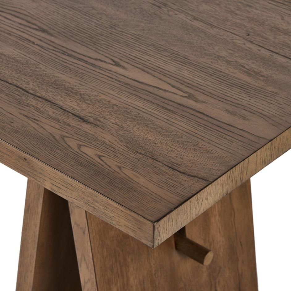 Wylie Desk - Rustic Grey Veneer by Four Hands
