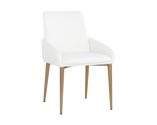 CARLO DINING ARMCHAIR - GOLD - DILLON SNOW by Sunpan