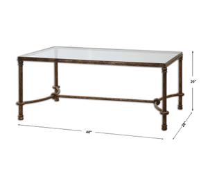 Warring Iron Coffee Table by Uttermost