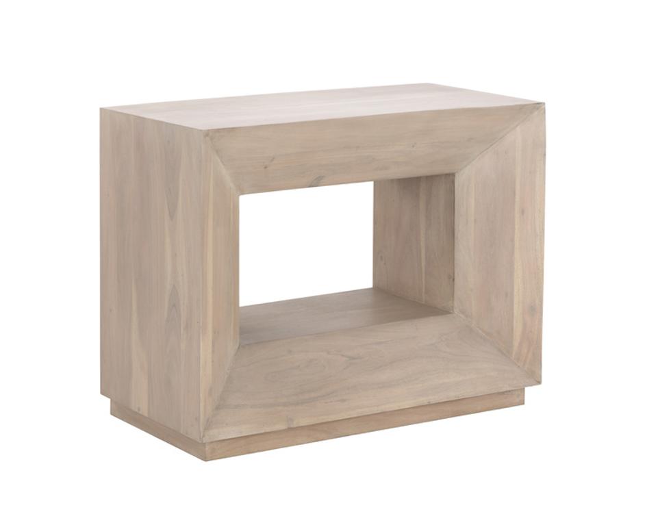 THALES NIGHTSTAND - LIGHT ACACIA by Sunpan