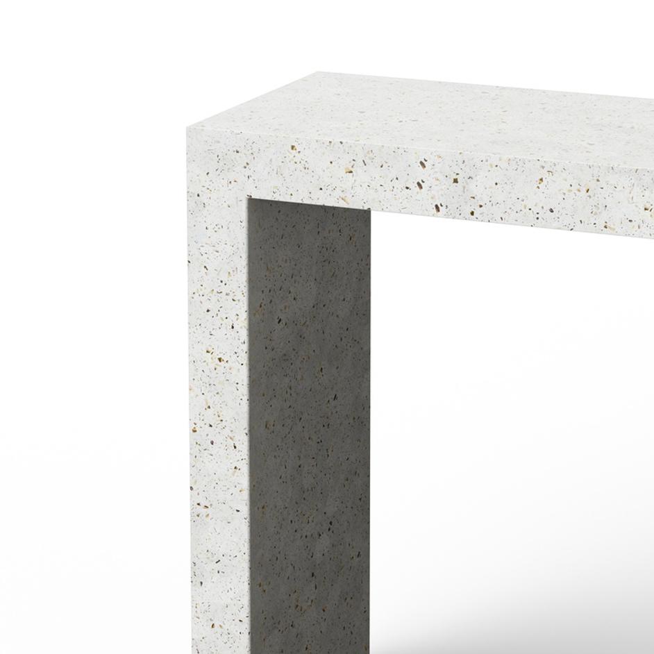 Ivory Terrazzo Console by Urbia Imports