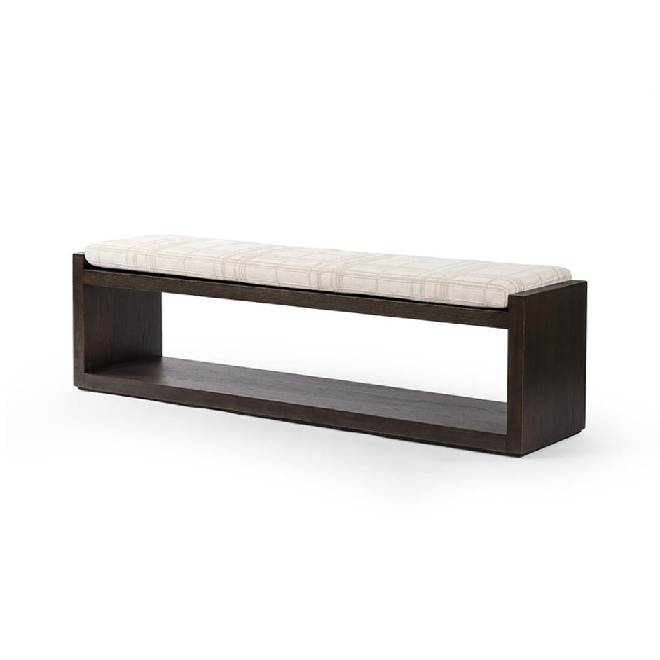 Edmon Bench - Sheffield Ivory by Four Hands