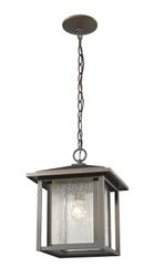 Aspen 1 Light Outdoor in Oil Rubbed Bronze Finish by Z-Lite