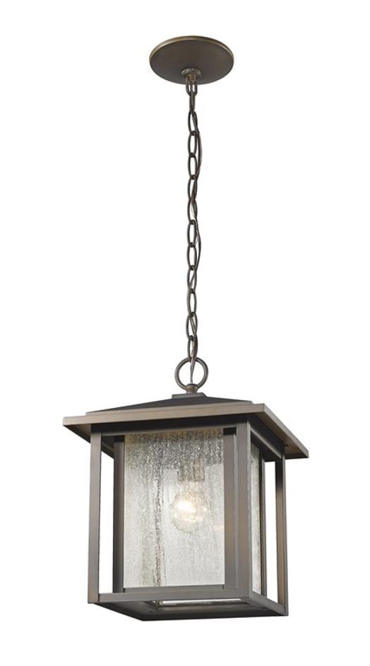 Aspen 1 Light Outdoor in Oil Rubbed Bronze Finish by Z-Lite