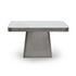 Far Marble/Metal 31" Square Coffee Table by Classic Home