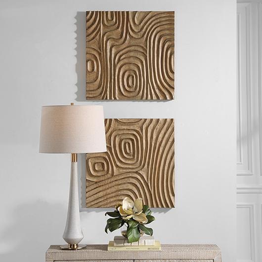 Channels Wood Wall Decor by Uttermost