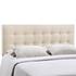 Leopold Queen Upholstered Fabric Headboard In Ivory by Modway Furniture