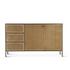 Brooklyn 55" Gunmetal and Brass Sideboard by Home Trends & Design