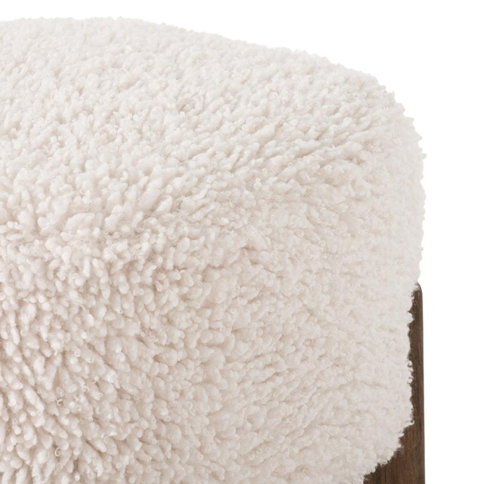 Kirby Accent Stool - Andes Natural by Four Hands