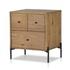 Eaton Nightstand In Amber Oak Resin by FOUR HANDS