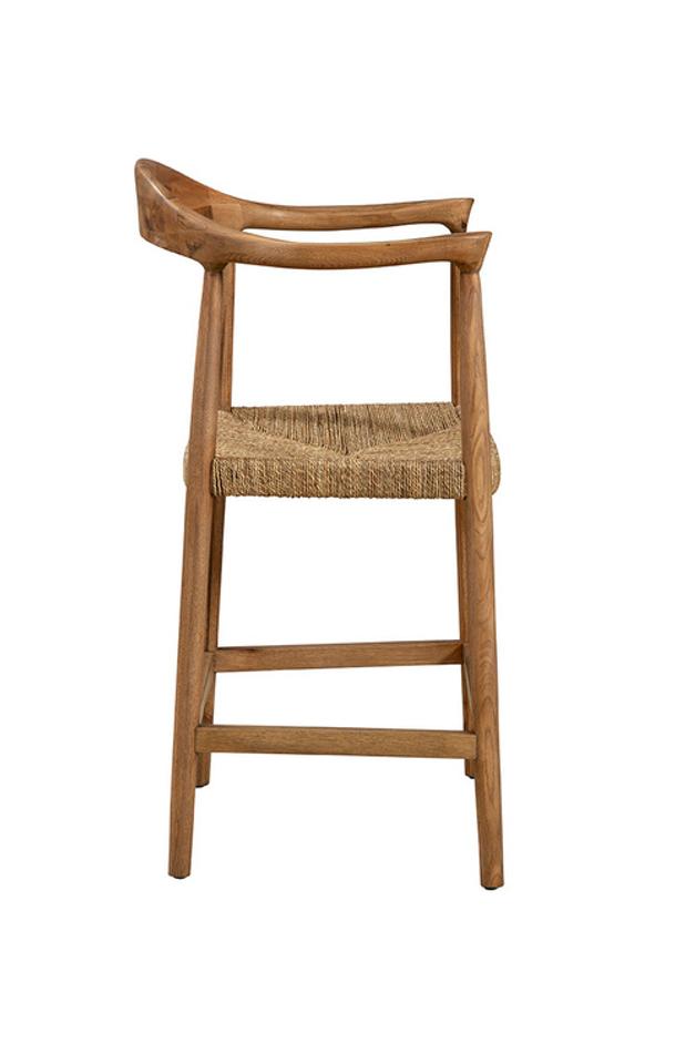 Natural Abraham Counter Stool by Furniture Classics