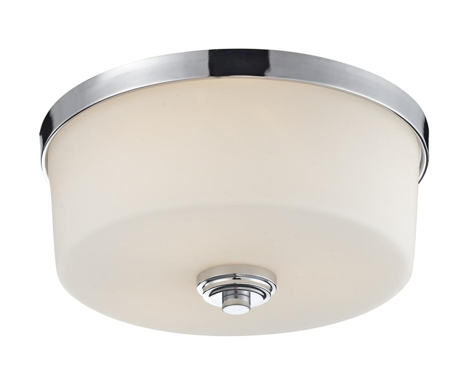 Lamina 3 Light Flush Mount in Chrome  Finish by Z-Lite