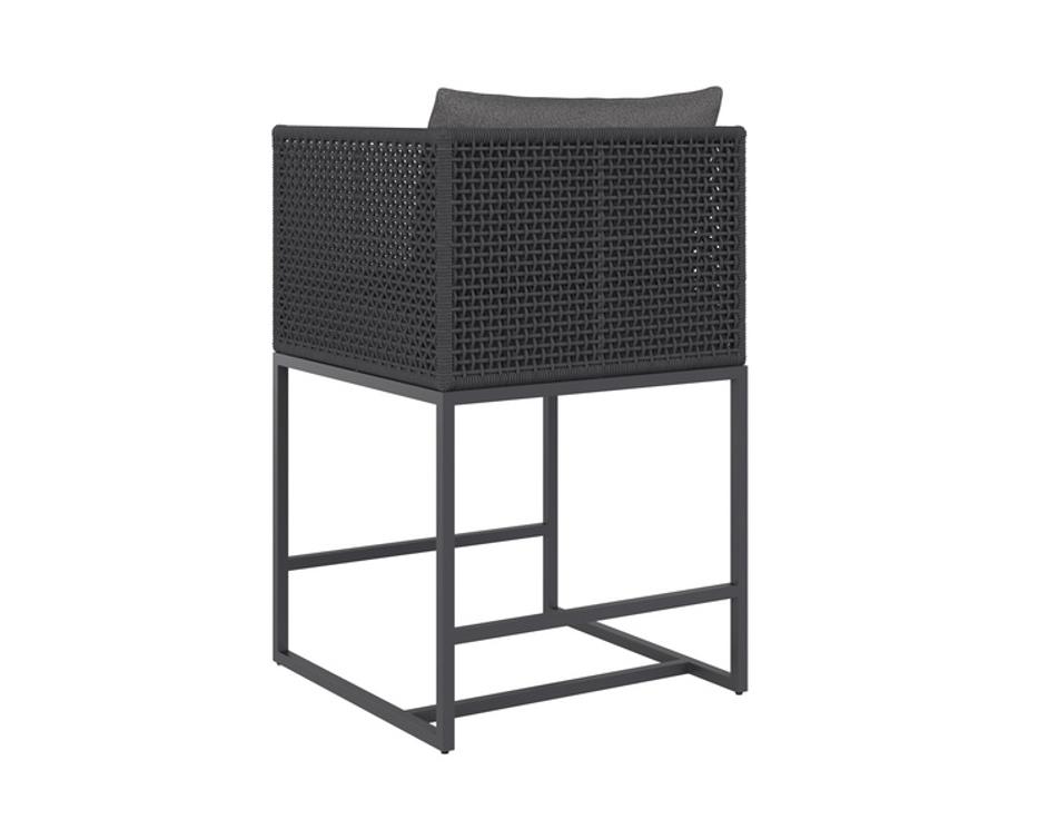 CRETE COUNTER STOOL - DARK GREY - GRACEBAY GREY by Sunpan