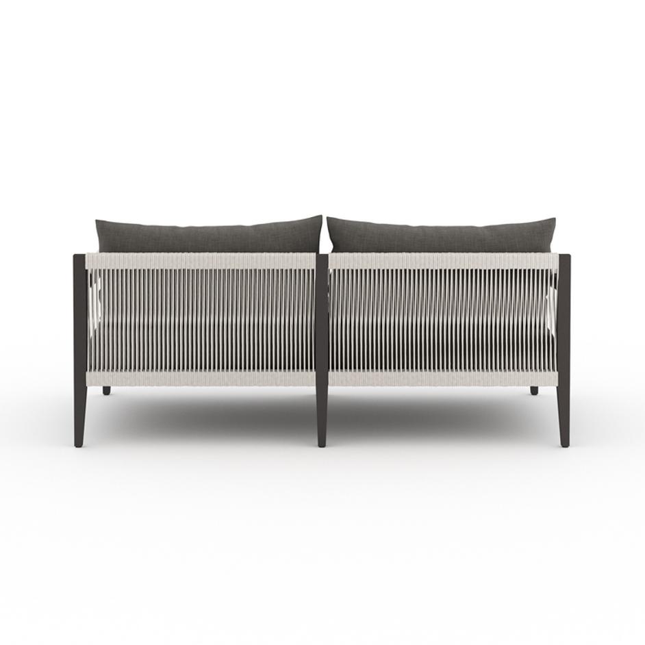 Sherwood Outdoor Sofa 63" in Bronze/Charcoal by FOUR HANDS