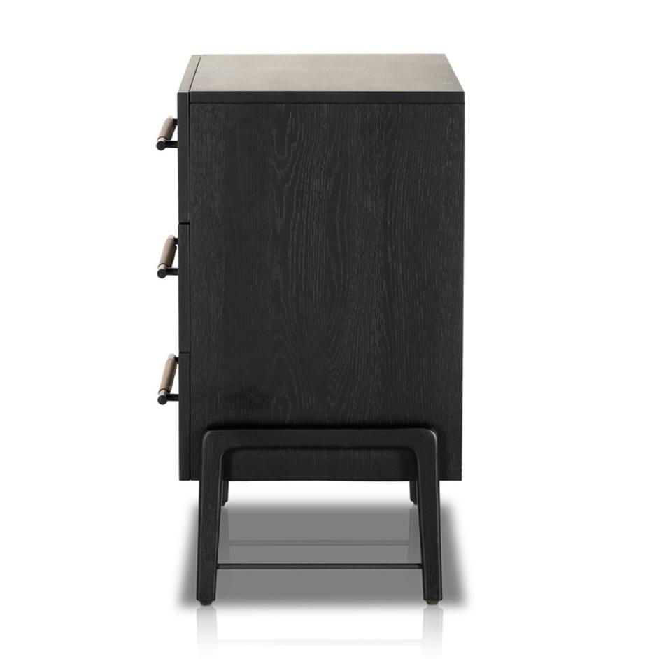 Rosedale 3 Drawer Dresser - Ebony Oak Veneer by Four Hands