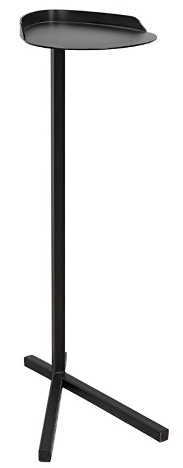 Golem Side Table, Black Steel by Noir Furniture