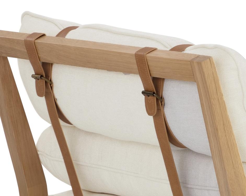 ADELINA DAYBED - HEATHER IVORY TWEED by Sunpan