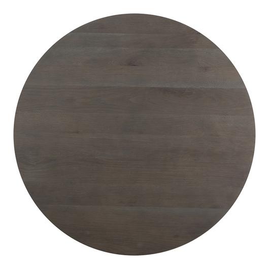 FOLKE ROUND COFFEE TABLE DARK BROWN by Moes Home