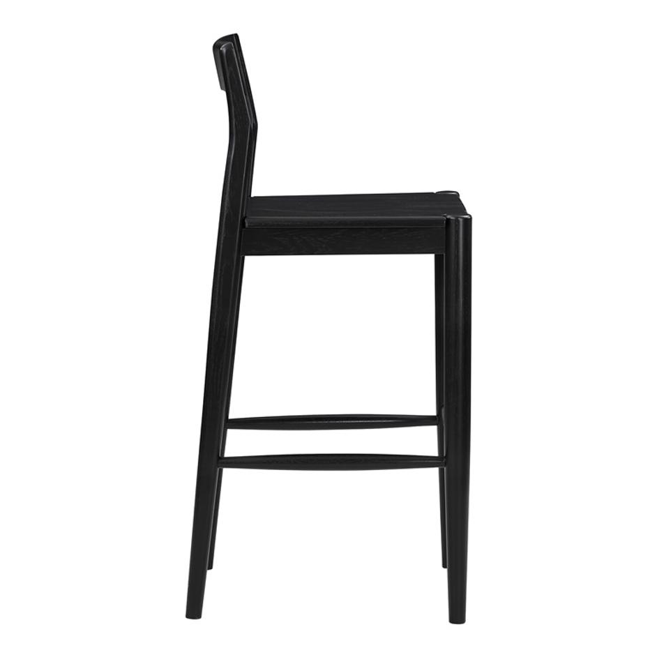 OWING BARSTOOL BLACK by Moes Home