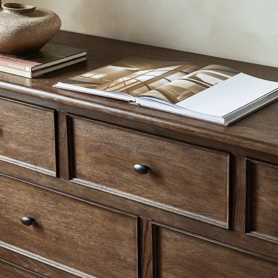 Russ Dresser In Aged Oak Veneer by Four Hands