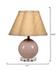 Dottie Blown Glass Table Lamp with Raffia Shade, Pink by Jamie Young