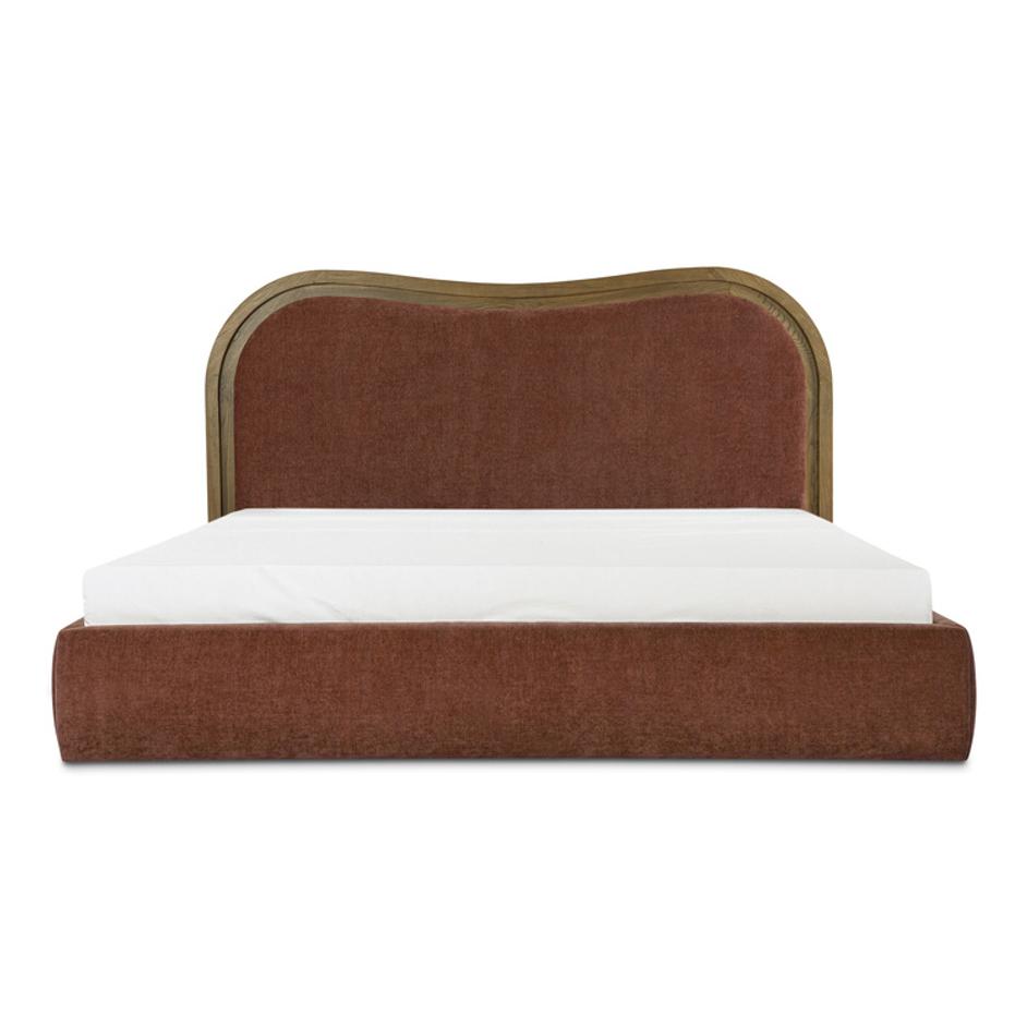 Camilla Queen Bed Chestnut by Moes Home